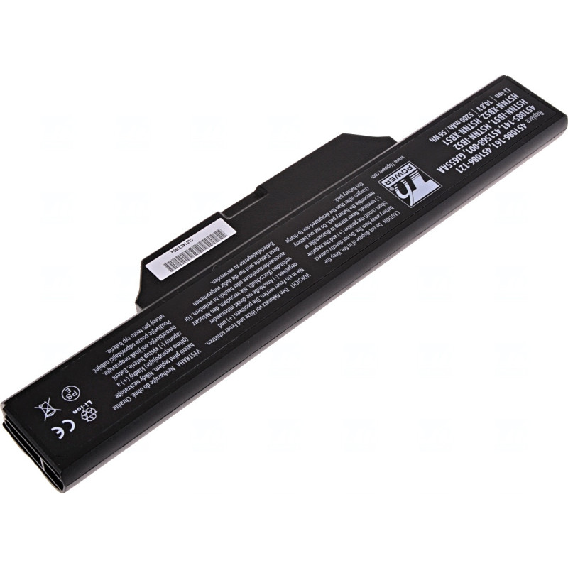 Batérie T6 Power pre HP Compaq 6530s, 6535s, 6720s, 6730s, 6735s, 6820s, 6830s, 5200mAh, 56Wh, 6cell