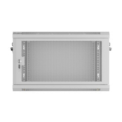 LANBERG - NÁSTENNÁ INŠTALAČNÁ SKRIŇA 19'' 6U 600X450 ŠEDÉ PERFOROVANÉ DVERE - PLOCHÉ BALENIE