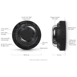 UBIQUITI ENTERPRISE - Ubiquiti UVC-AI-MS-4-B - UniFi Enterprise AI Multi Sensor 4, čierna