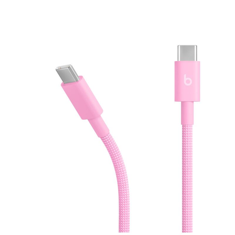 APPLE - Beats USB-C / USB-C Woven Cable (1.5m) - Power Pink