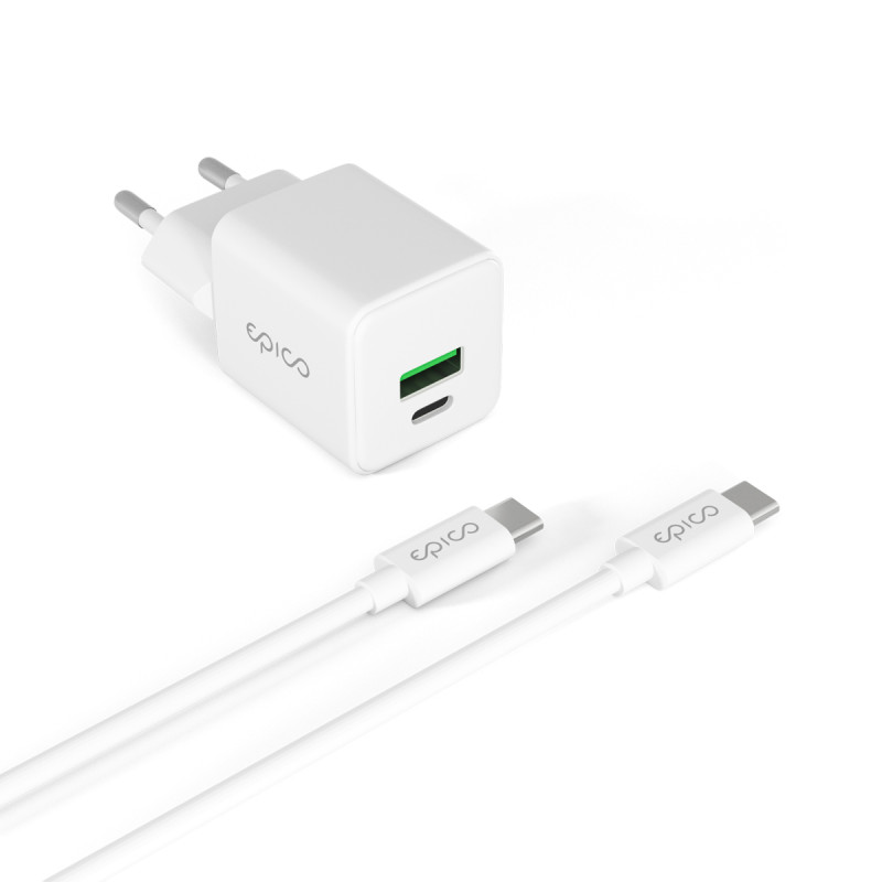 Epico GaN 20W adaptér EA20 s 1,2 m USB-C káblom