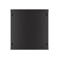 LANBERG 19'' RACKOVÁ SKRIŇA 12U/600X450 S PERFOROVANÝMI DVERAMI ČIERNA - PLOCHÉ BALENIE