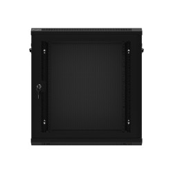 LANBERG 19'' RACKOVÁ SKRIŇA 12U/600X450 S PERFOROVANÝMI DVERAMI ČIERNA - PLOCHÉ BALENIE