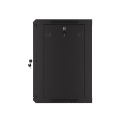 LANBERG 19'' RACKOVÁ SKRIŇA 12U/600X450 S PERFOROVANÝMI DVERAMI ČIERNA - PLOCHÉ BALENIE