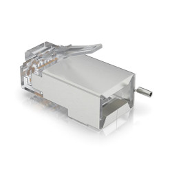 Ubiquiti UISP-Connector-SHD - STP RJ45 konektor, Cat5, 8p8c, drôt, pozlátený, AWG24 (100ks)