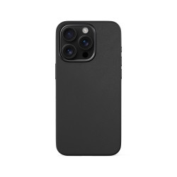 Epico Mag+ kožený kryt iPhone 16 Pro Max - čierna