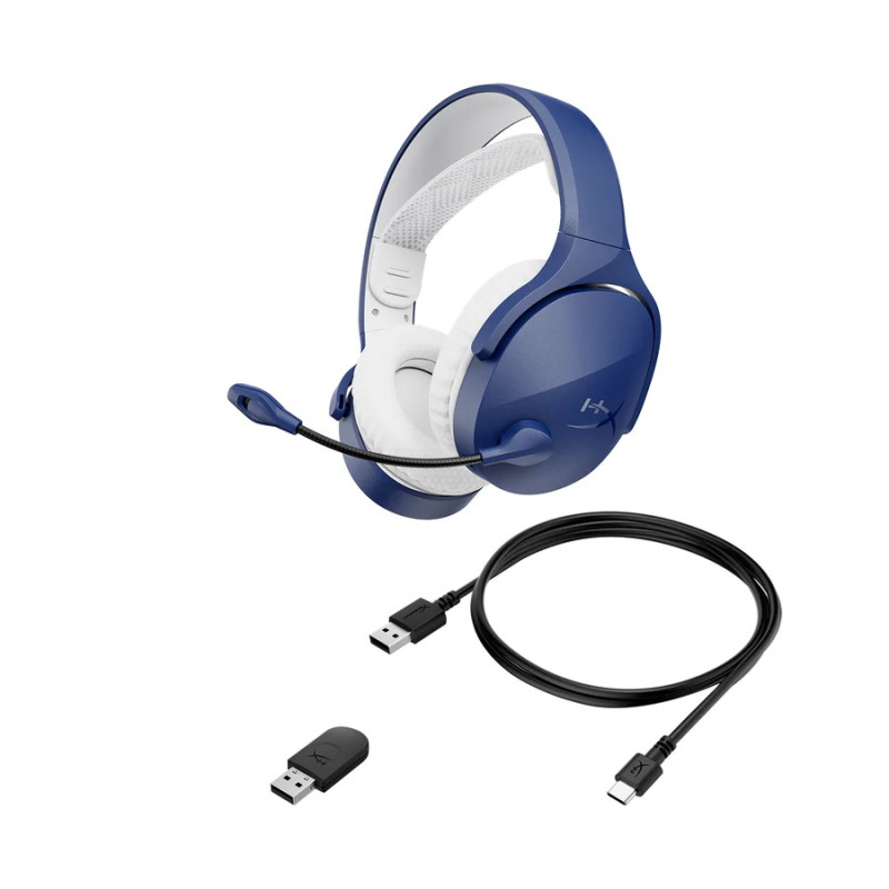 HyperX Cloud Jet Dual/BT/Modrá - Biela