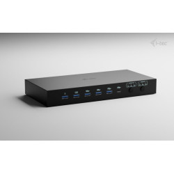 i-tec USB-C KVM Docking station pre 3 Hosts, Dual Display, 2x Power Delivery (1x 92W/2x 65W)