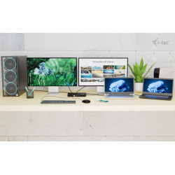 i-tec USB-C KVM Docking station pre 3 Hosts, Dual Display, 2x Power Delivery (1x 92W/2x 65W)