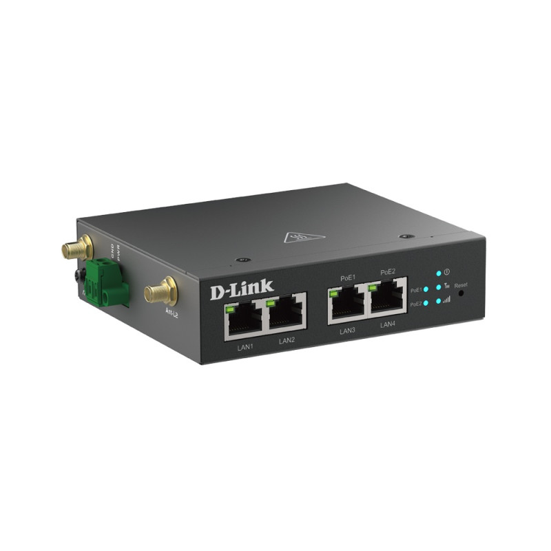 D-Link DWM-314-TP/E 4G MCPoEM - 4x Fast Eth (2x PoE)