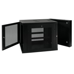 EATON - Skriňa SmartRack 12U, Š - 600mm, Hl - 850mm, hĺbka pre servery, montáž na stenu