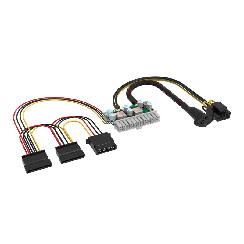AKASA adaptér 200W DC pre DC ATX power