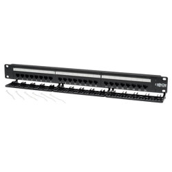 EATON - Patch panel pre montáž do čajky 1U, 24x Cat6/Cat5, 568B, RJ45 Ethernet