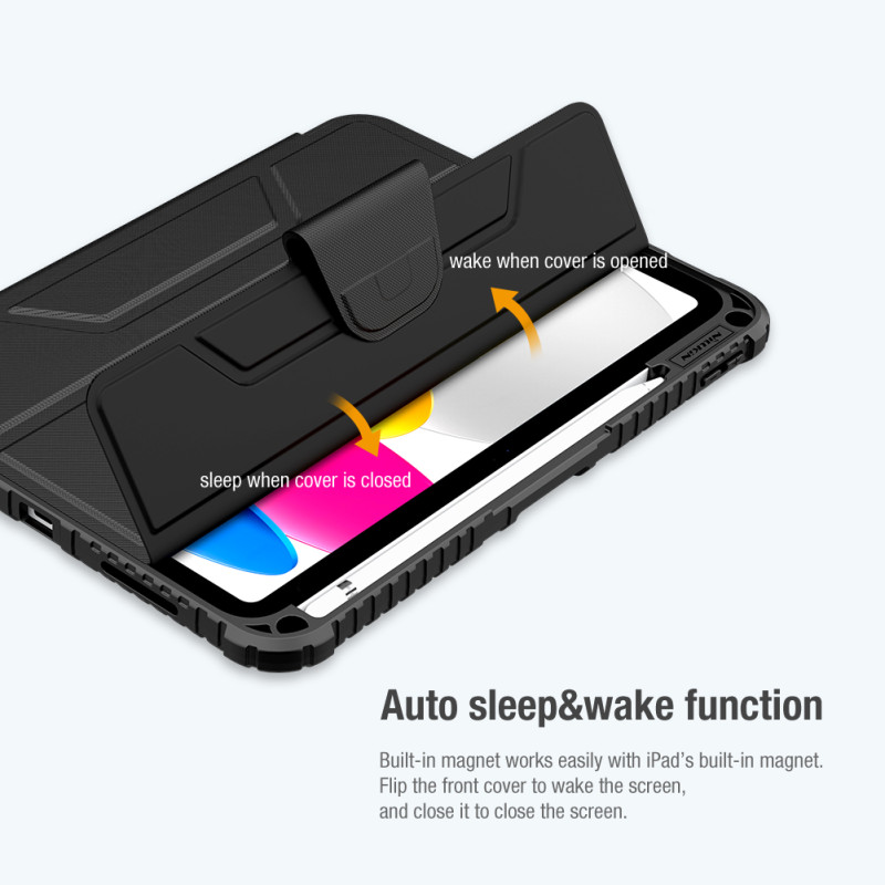 Nillkin Bumper PRO Protective Stand Case pre iPad 10.9 2022/24/11 2025 Black