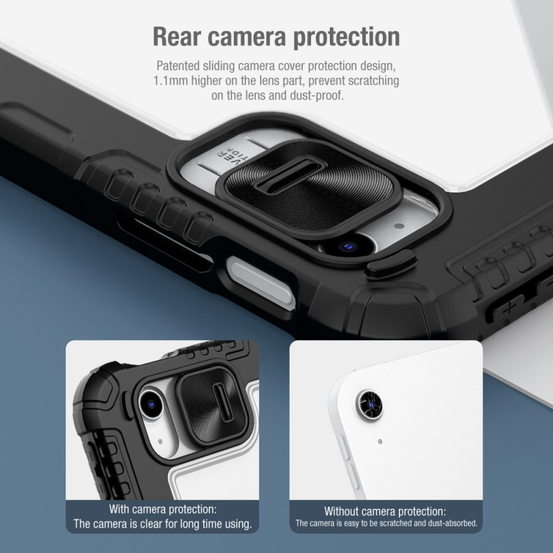 Nillkin Bumper PRO Protective Stand Case pre iPad 10.9 2022/24/11 2025 Black