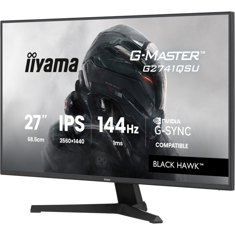 iiyama G-Master/G2741QSU-B1/27''/IPS/QHD/144Hz/1ms/Čierna/3R