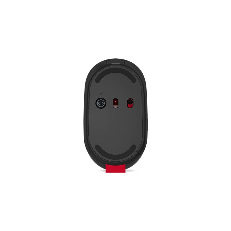 Lenovo Go/Ergonomická/Blue Track/2 400 DPI/Bezdrôtová USB/Čierna-šedá