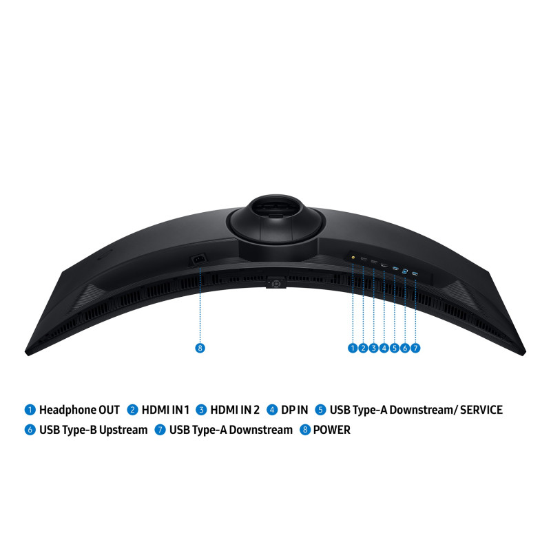 Samsung Odyssey G9/LS49FG910EUXEN/49''/VA/5120x1440/144Hz/1ms/Black/2R