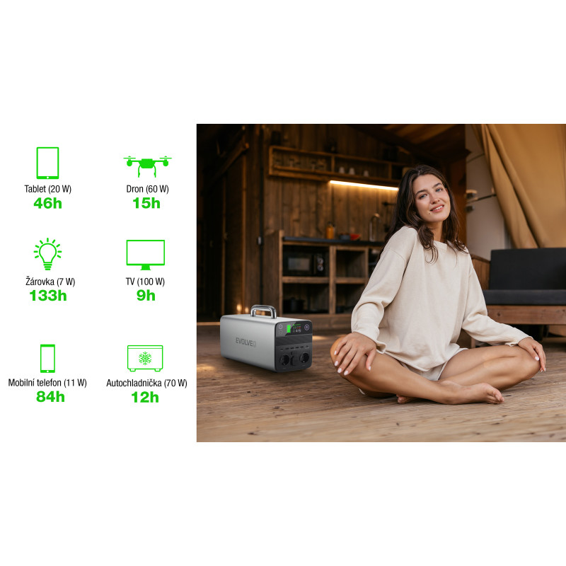 Evolveo PowerCharge 1000, nabíjacia stanica