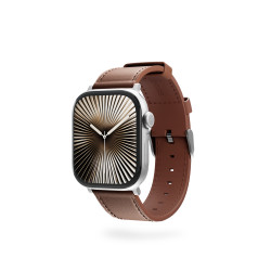 Epico Watch Strap Leather 42/44/45/46/49 - hnedá