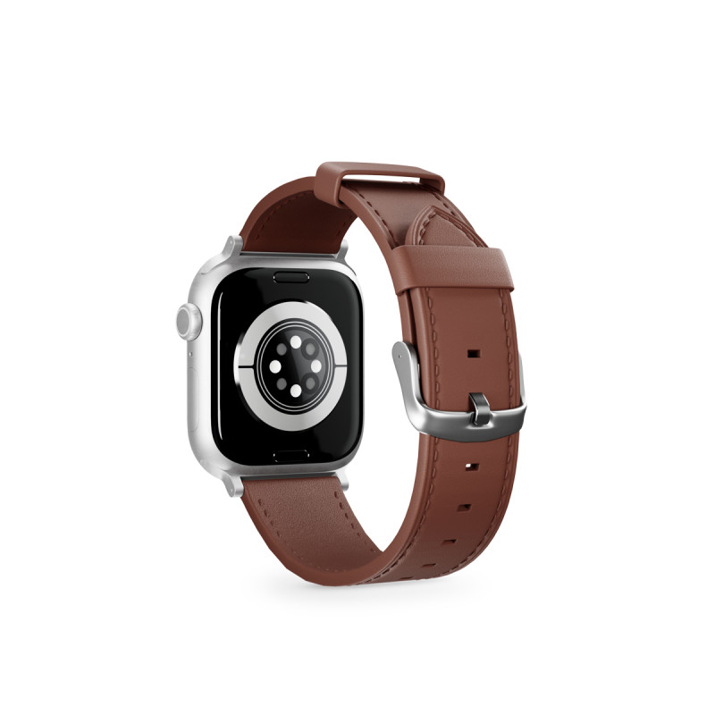 Epico Watch Strap Leather 42/44/45/46/49 - hnedá