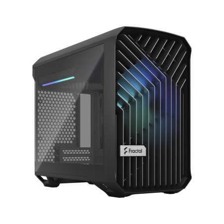 Fractal Design Torrent Nano RGB Black TG Light Tint/Micro Tower/Transpar./Čierna