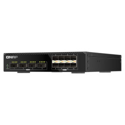 QNAP riadený switch QSW-M7308R-4X (4x 100GbE porty + 8x 25GbE porty, polovičná šírka)