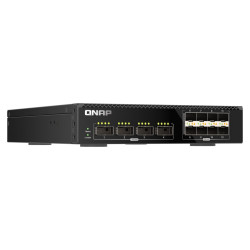 QNAP riadený switch QSW-M7308R-4X (4x 100GbE porty + 8x 25GbE porty, polovičná šírka)