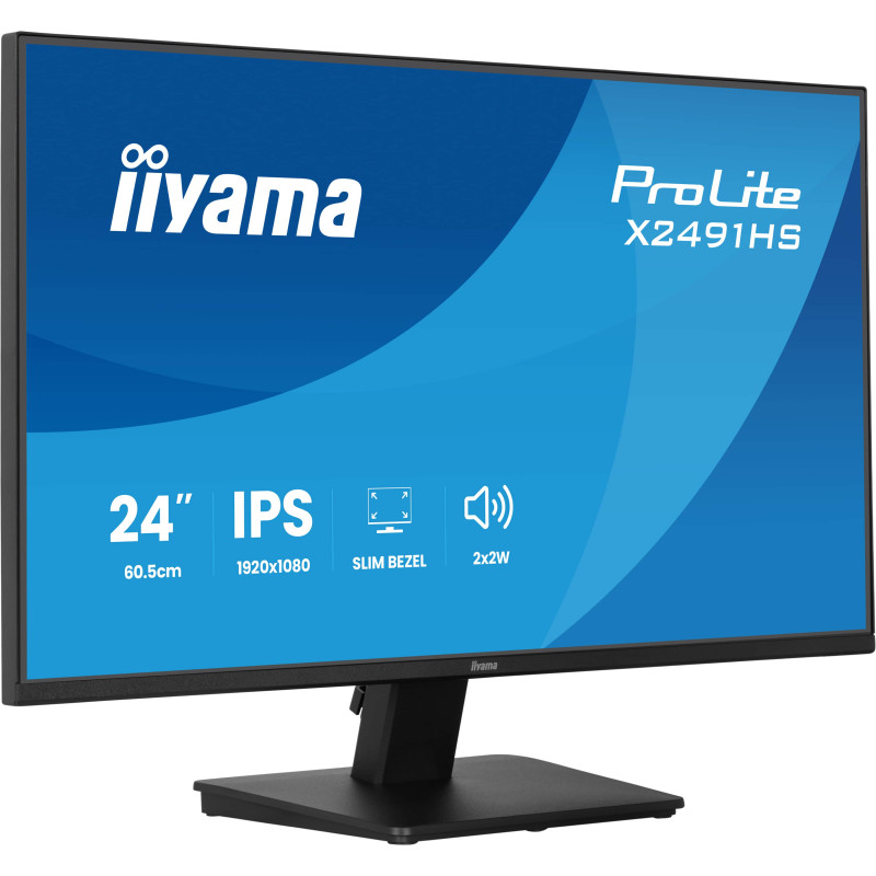 iiyama ProLite/X2491HS-B1/23,8''/IPS/FHD/120Hz/1ms/Čierna/3R