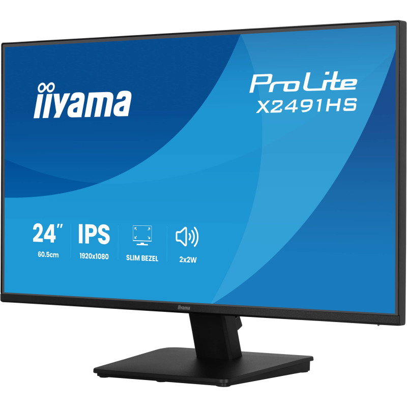iiyama ProLite/X2491HS-B1/23,8''/IPS/FHD/120Hz/1ms/Čierna/3R
