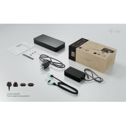 i-tec Universal Intelligent Dual Display Docking Station, Power Delivery 100W