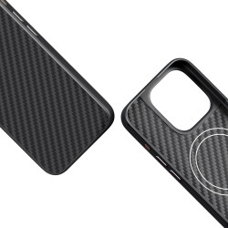 Epico Mag+ Hybrid Carbon kryt iPhone 15 Pro Max
