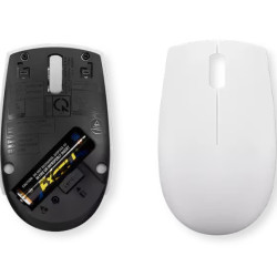 Lenovo 300 Wireless Compact/Kancelárska/Optická/1 000 DPI/Bezdrôtová USB/Biela