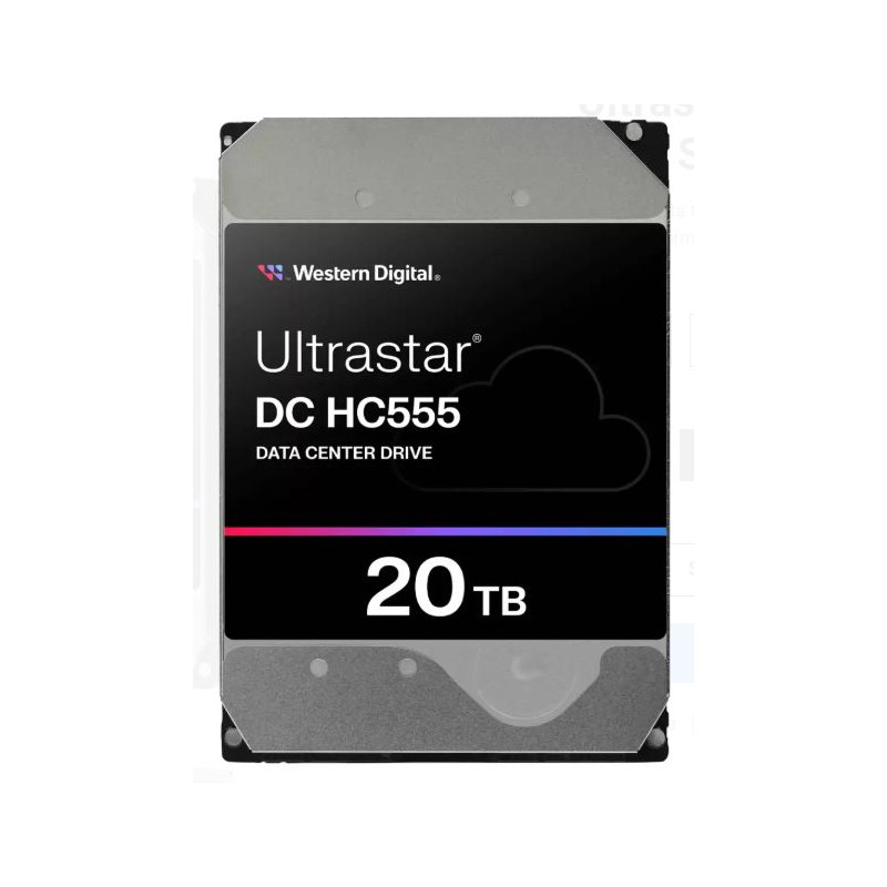 WESTERN DIGITAL - WD Ultrastar DC HC555/20TB/HDD/3.5''/SATA/M.2 SATA/7200 RPM/Strieborná/5R