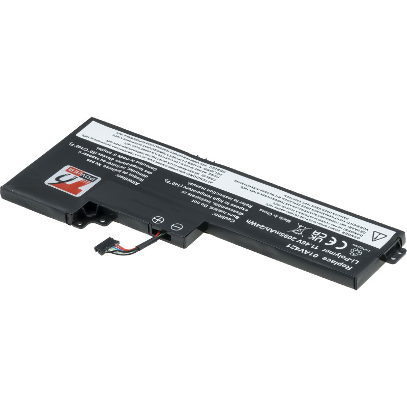 Batérie T6 Power pre Lenovo ThinkPad T470, T480, internal, 2095mAh, 24Wh, 3cell, Li-pol