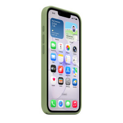 APPLE - iPhone 17e Silicone Case with MS – Light Moss / SK