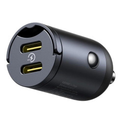 NONAME - Baseus Tiny Star Mini Nabíjačka do Auta USB-C/USB-C 30W Cosmic Black