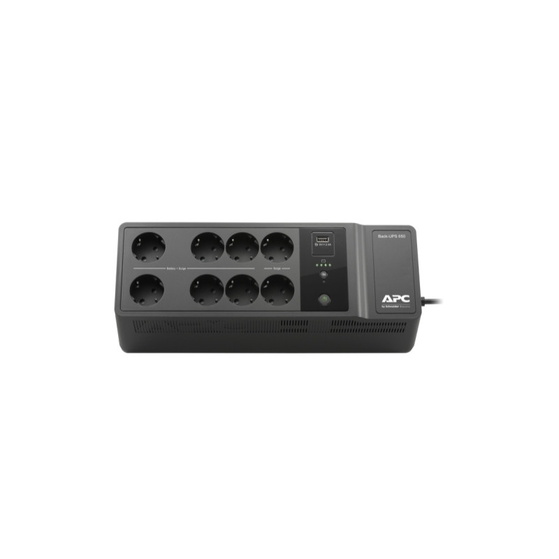 APC Back-UPS 650VA (Cyberfort III.), 230V, 1 USB charging port, BE650G2-GR