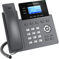 Grandstream GRP2603P SIP telefón, 2,48'' LCD podsv. displej, 6 SIP účty, 2x1Gbit port, PoE