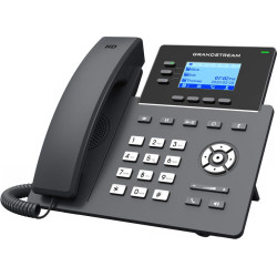 Grandstream GRP2603P SIP telefón, 2,48'' LCD podsv. displej, 6 SIP účty, 2x1Gbit port, PoE