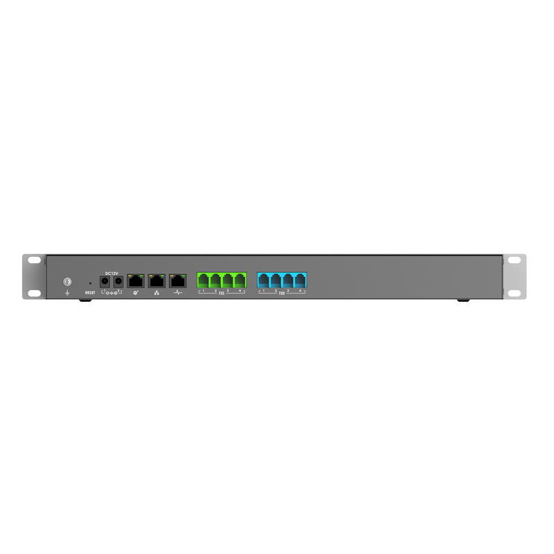 Grandstream UCM6304 VoIP PBX, 2000 užív., 300 súb. hov., videokonf. 40úč., 4xFXO, 4xFXS porty