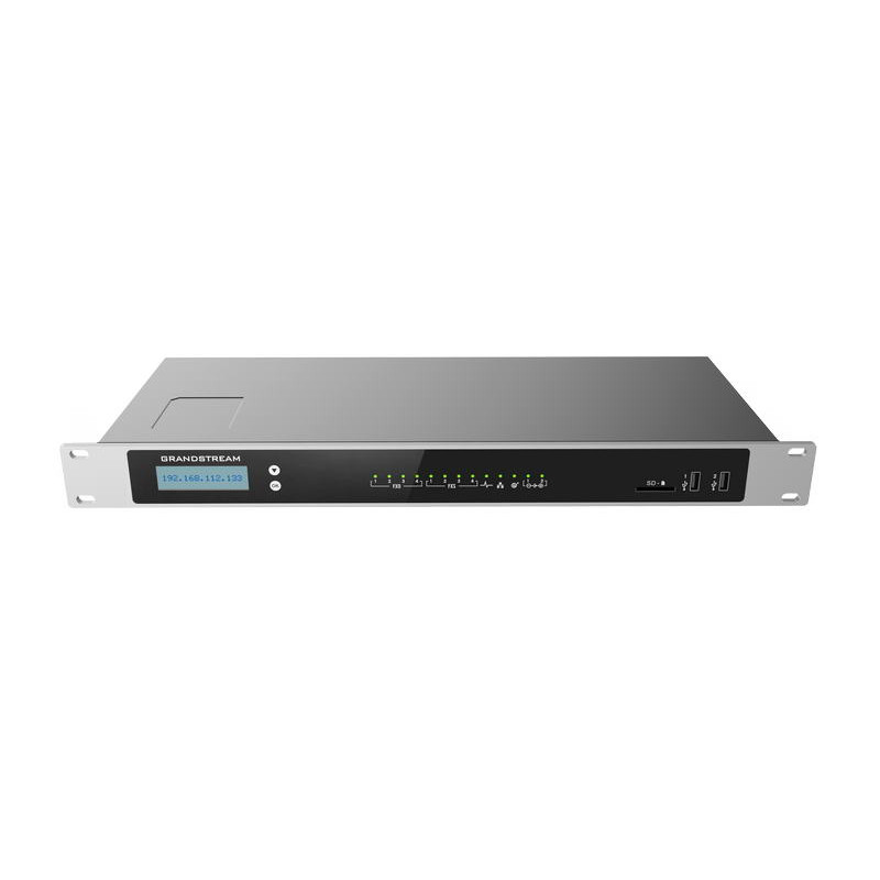 Grandstream UCM6304 VoIP PBX, 2000 užív., 300 súb. hov., videokonf. 40úč., 4xFXO, 4xFXS porty
