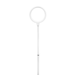 FELLOWES - Platinet PFL1084W podlahová LED lampa 10W stmievateľná 2v1, biela