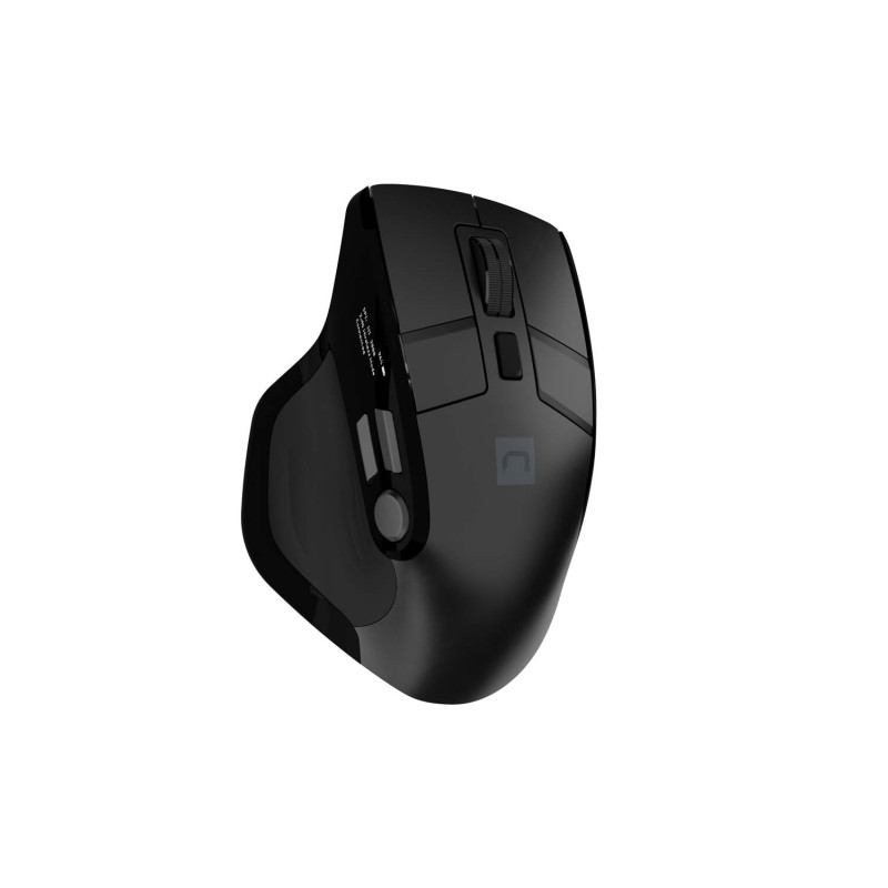 Bezdrôtová myš Natec JAGUAR PRO/Kancelárska/Blue Sense/Pre pravákov/4 000 DPI/USB+BT/Čierna