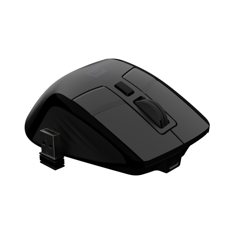 Bezdrôtová myš Natec JAGUAR PRO/Kancelárska/Blue Sense/Pre pravákov/4 000 DPI/USB+BT/Čierna