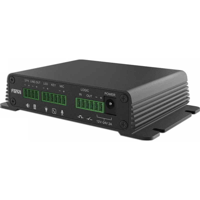 GRANDSTREAM - Fanvil PA2S SIP interkom a paging brána, 2xSIP, speaker rozhr., miker/Line in, skrat. in/out rozhr