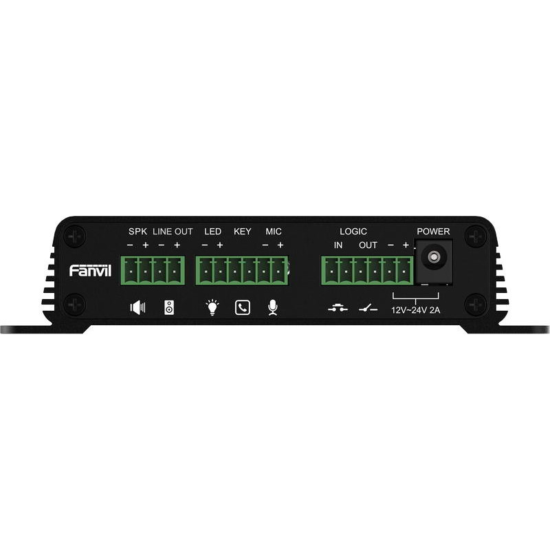 GRANDSTREAM - Fanvil PA2S SIP interkom a paging brána, 2xSIP, speaker rozhr., miker/Line in, skrat. in/out rozhr