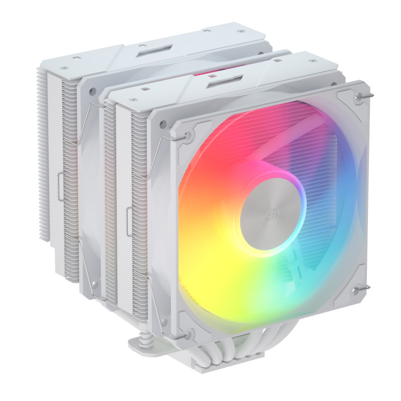 FSP Chladič CPU MP7-WA Dual, 120mm FDB Fan, White