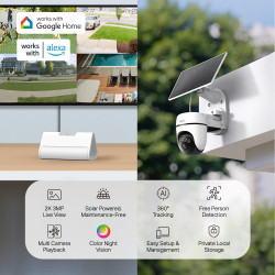 TP-LINK - Tapo HB112 Solárna kamera 2K dual (sada 2 kamer)