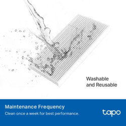 TP-LINK - Tapo RVA500 Tapo Robot Vacuum 2-in-1 Dustbin & Water Tank